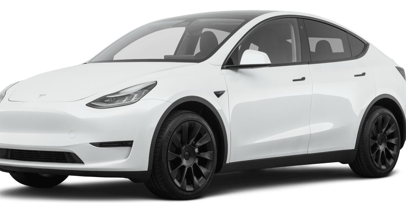 TESLA MODEL Y 2021 5YJYGDEEXMF201096 image